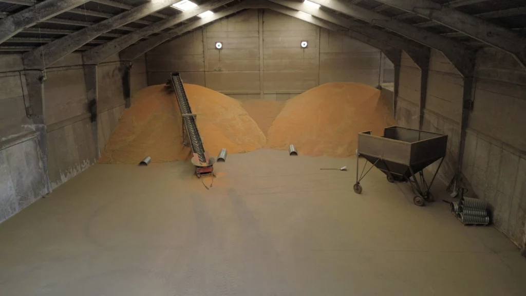 Silo gaine de ventilation